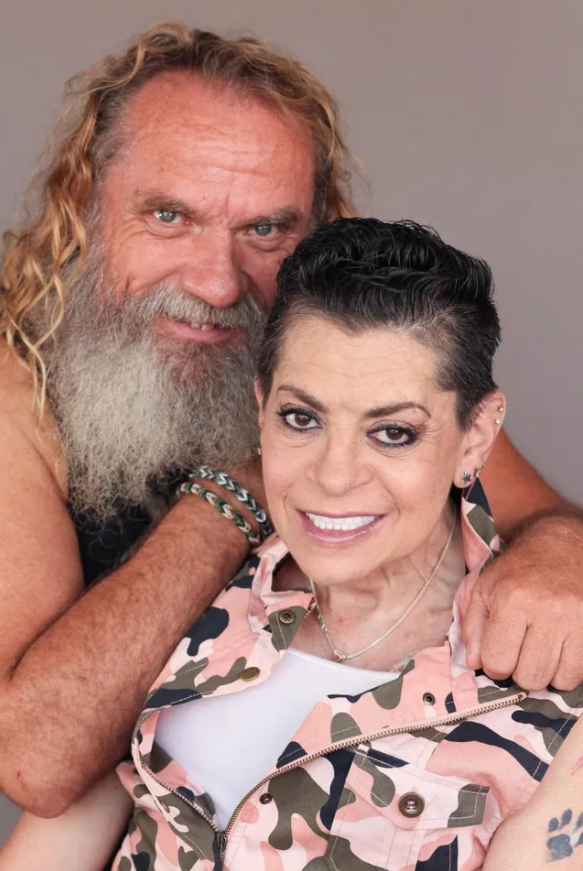 Christian Calloway and late wife Becca